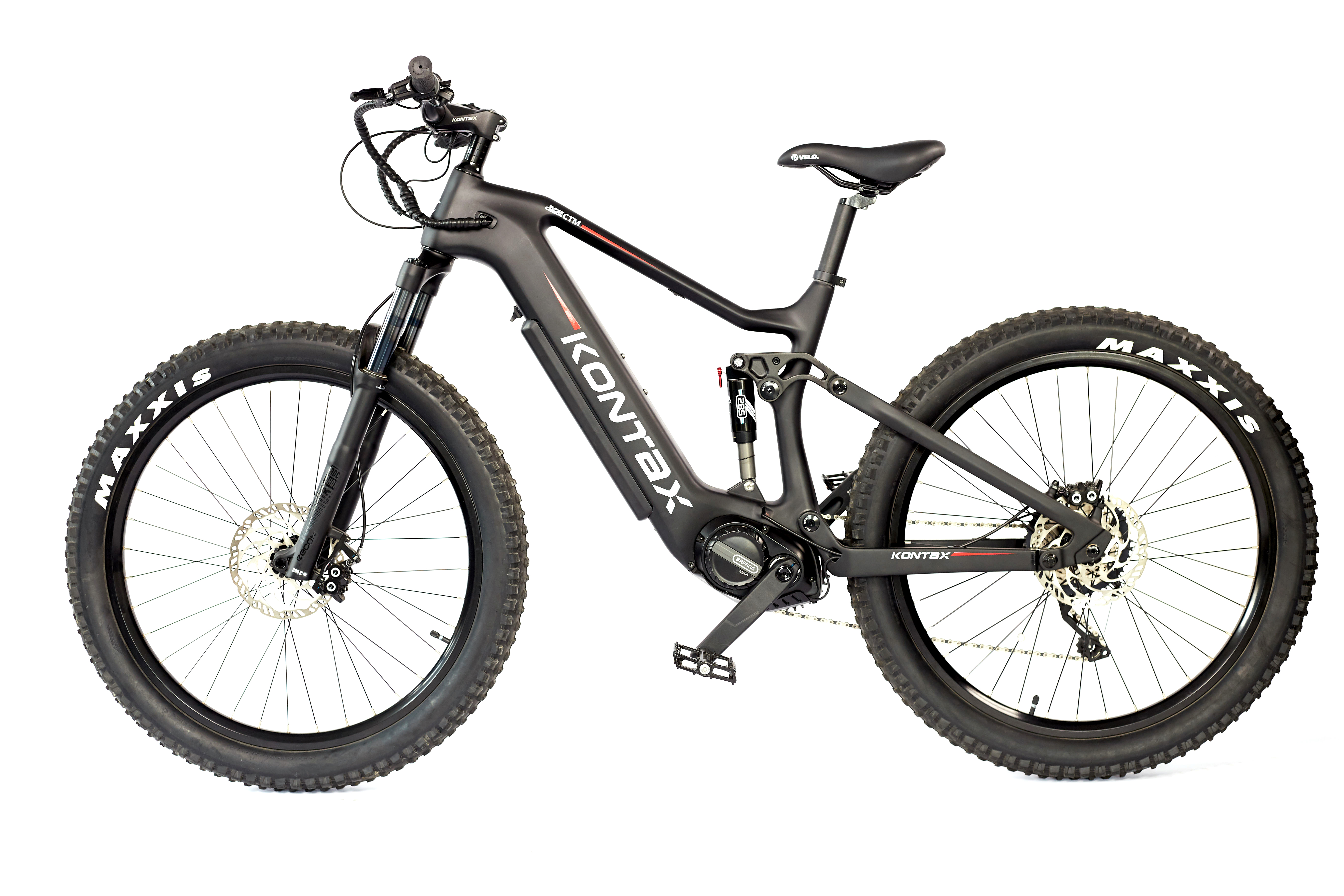 Carbon Fiber EM500 Full Suspension Ebike