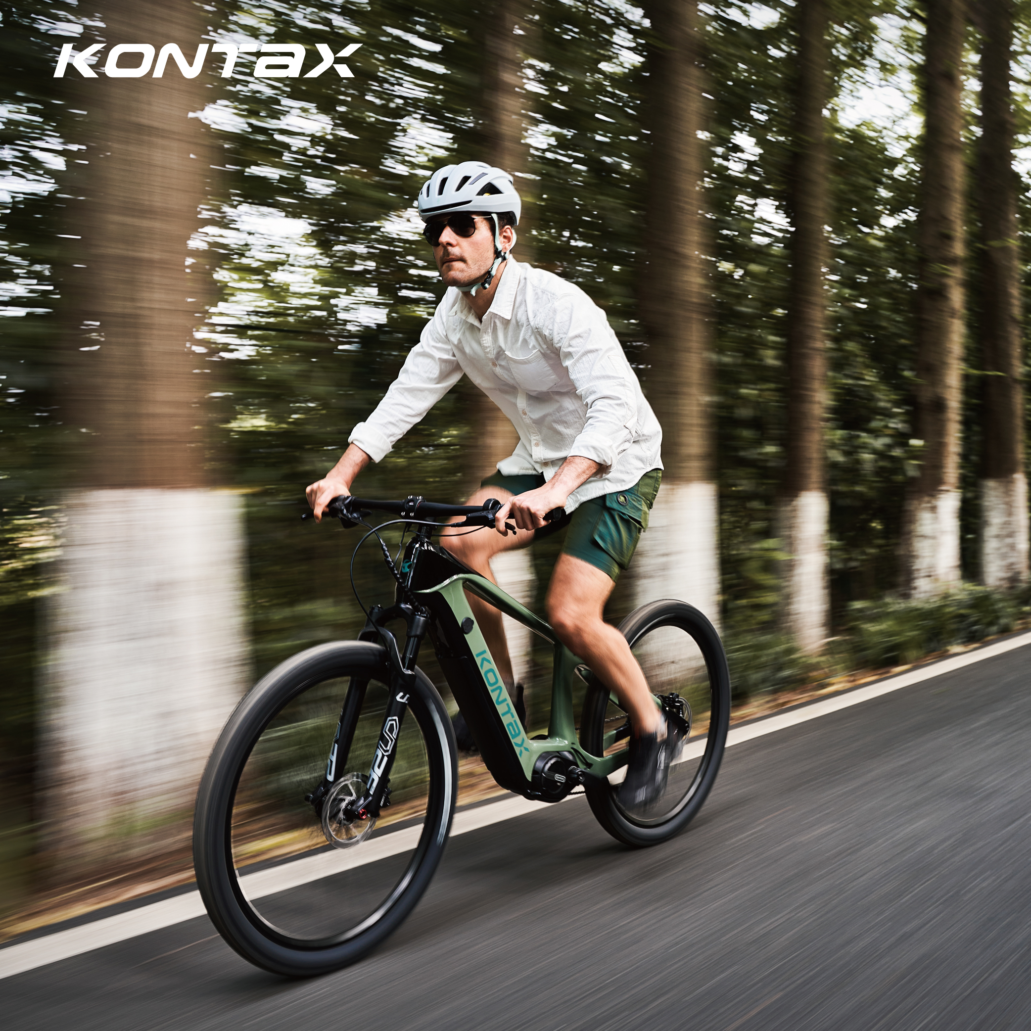 Carbon fiber hard tail ebike